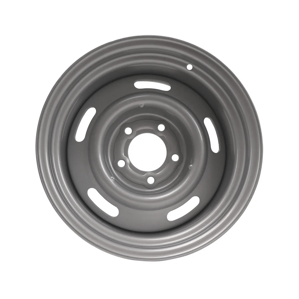 C3 1969-1982 Corvette 15"x8" Rally Wheel - OE Spec - Steel - Silver