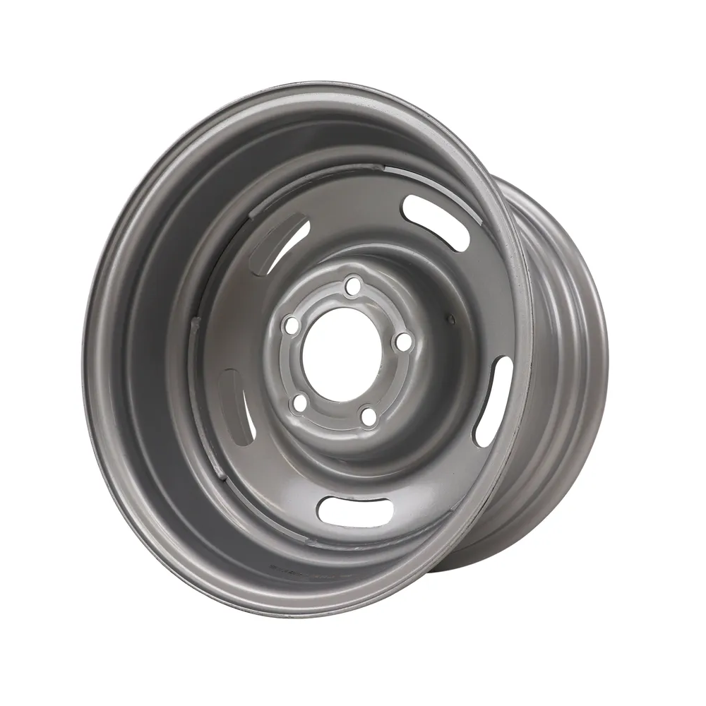 C3 1969-1982 Corvette 15"x8" Rally Wheel - OE Spec - Steel - Silver