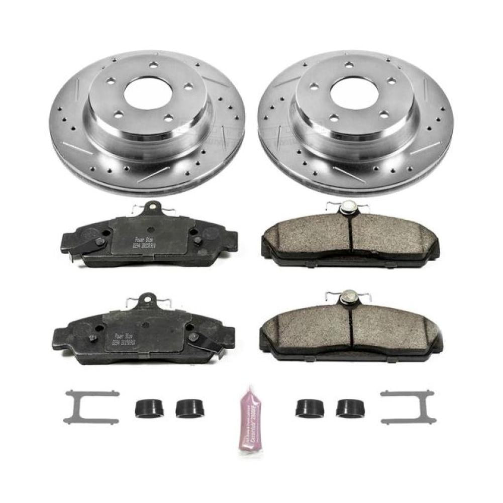Corvette C4 Power Stop Front Z23 Evolution Sport Brake Kit 1984-1987