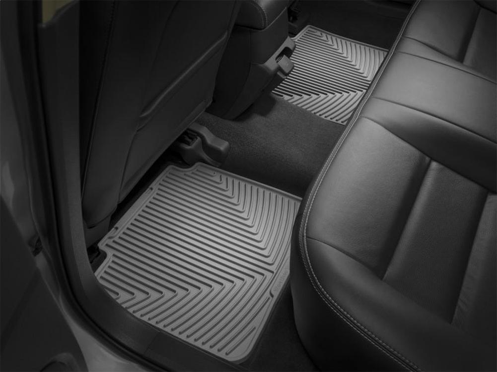 WeatherTech 2020+ Chevrolet Corvette Front All-Weather Rubber Floor Mats - Grey