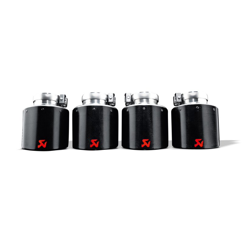 Corvette C6 ZO6/ZR1 Akrapovic Tail Pipe Set (Carbon 115 mm)2006-2013
