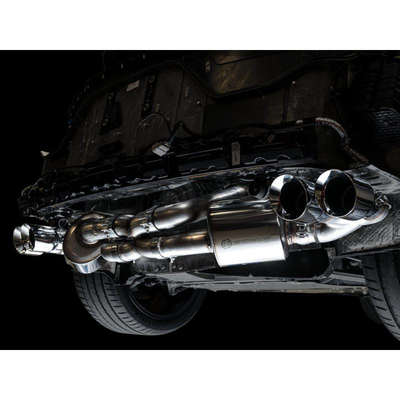Corvette C8 AWE Tuning Touring Edition Exhaust - Quad Chrome Silver Tips