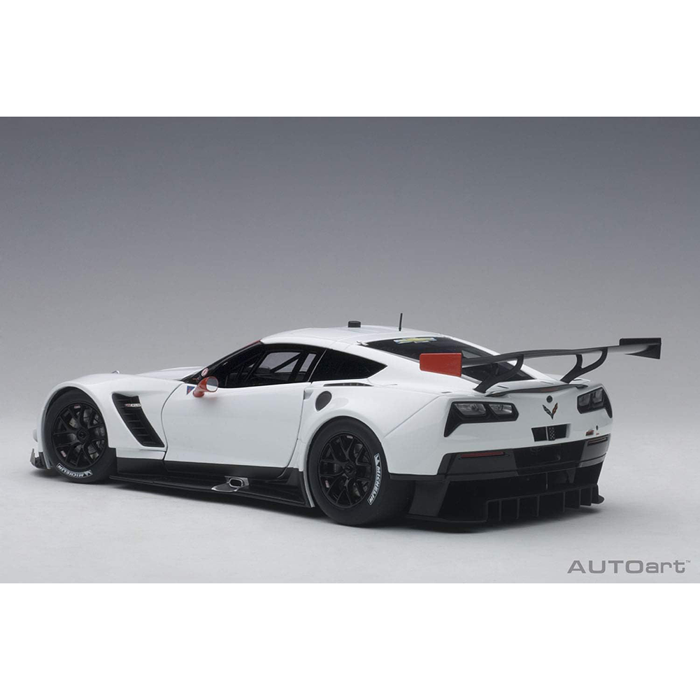 C7 Corvette Z06 C7.R - White w/Red Accents : Die Cast 1:18
