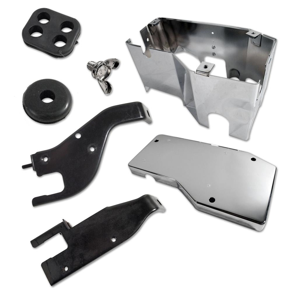 C3 1968-1969 Corvette Ignition Shield Set, 427 3X2 7 Piece
