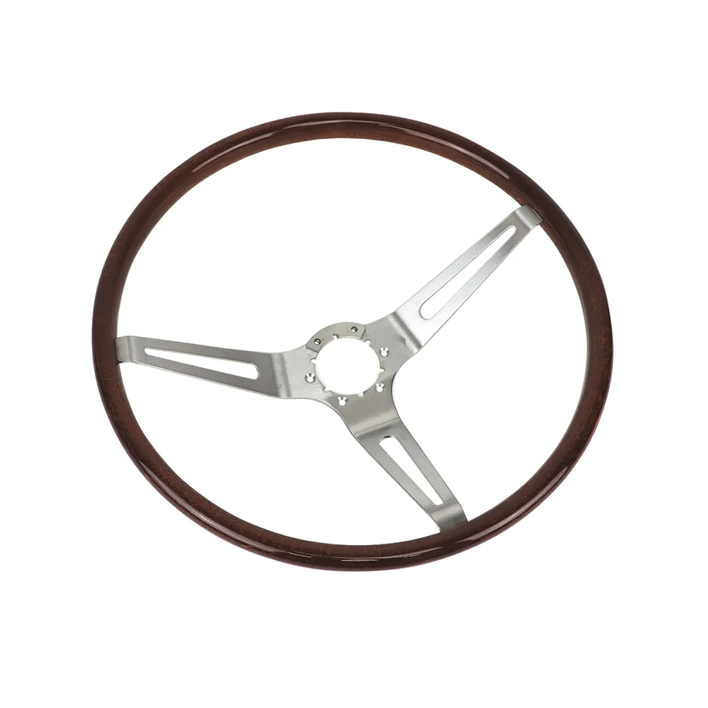C2 1963-1966 Corvette Steering Wheel - Light Simulated Walnut
