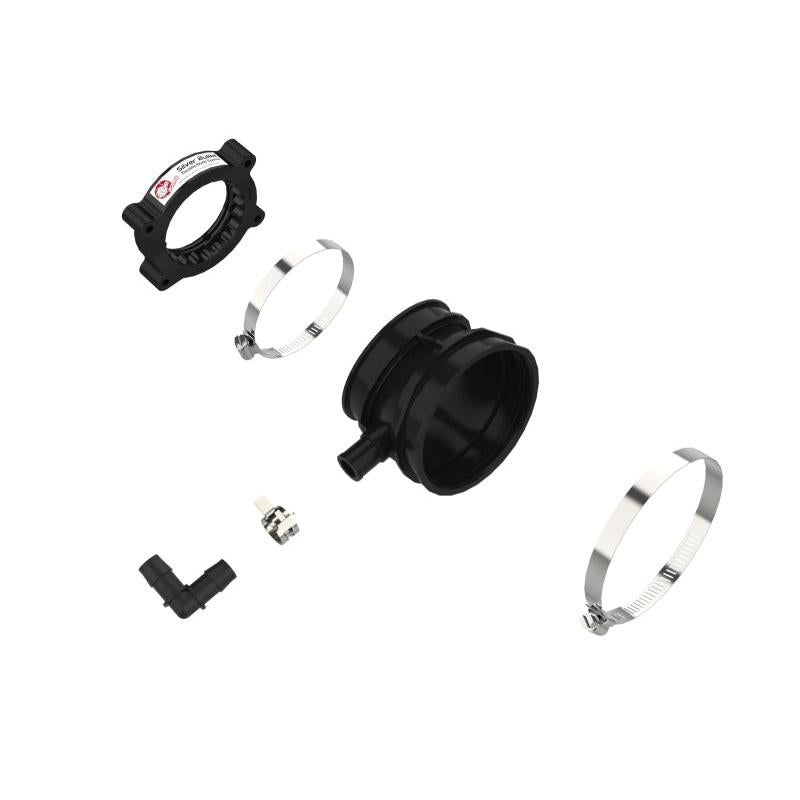 aFe 2020 Vette C8 Silver Bullet Aluminum Throttle Body Spacer / Works With aFe Intake Only - Black