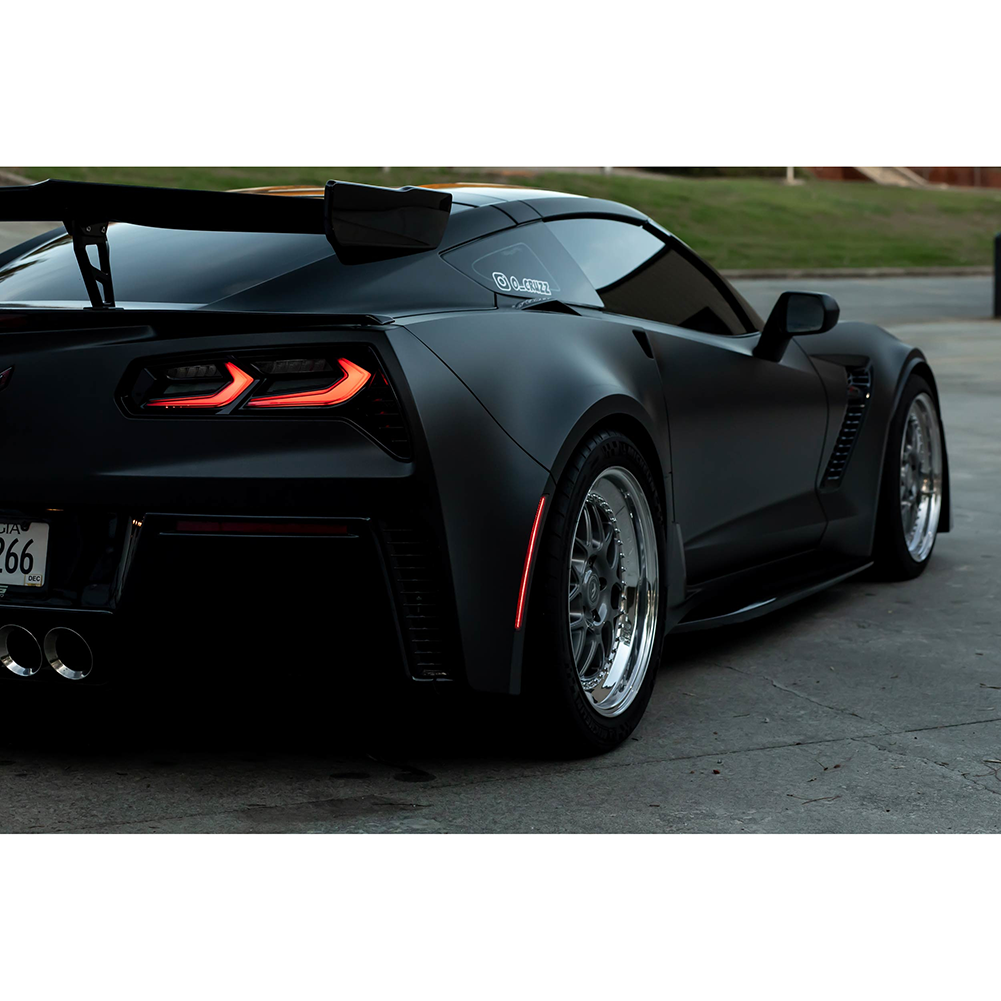 Corvette Side Markers - Morimoto XB LED Side Markers Front Or Rear- Smoke : 2013 - 2019 C7, Z06, Grand Sport & ZR1