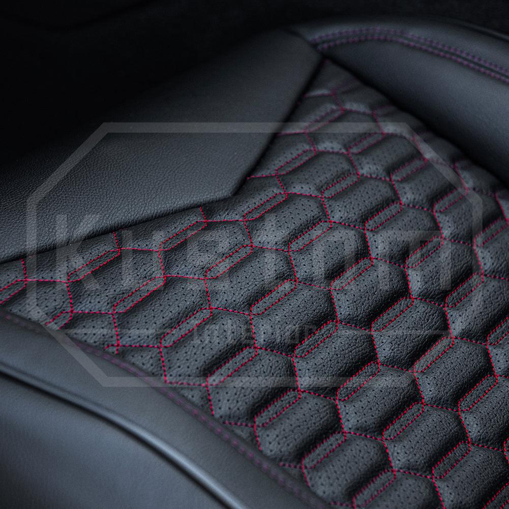 Corvette Custom Leather Seat Covers - GT1 Standard Seats : 2020-2026 C8 Stingray, Z51, Z06