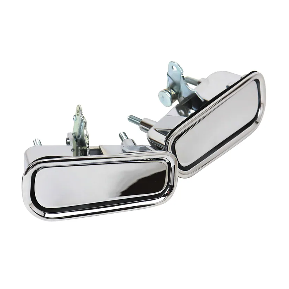 C3 1969-1982 Corvette Outer Door Handle Assemblies W/Gaskets r Set - Driver Series
