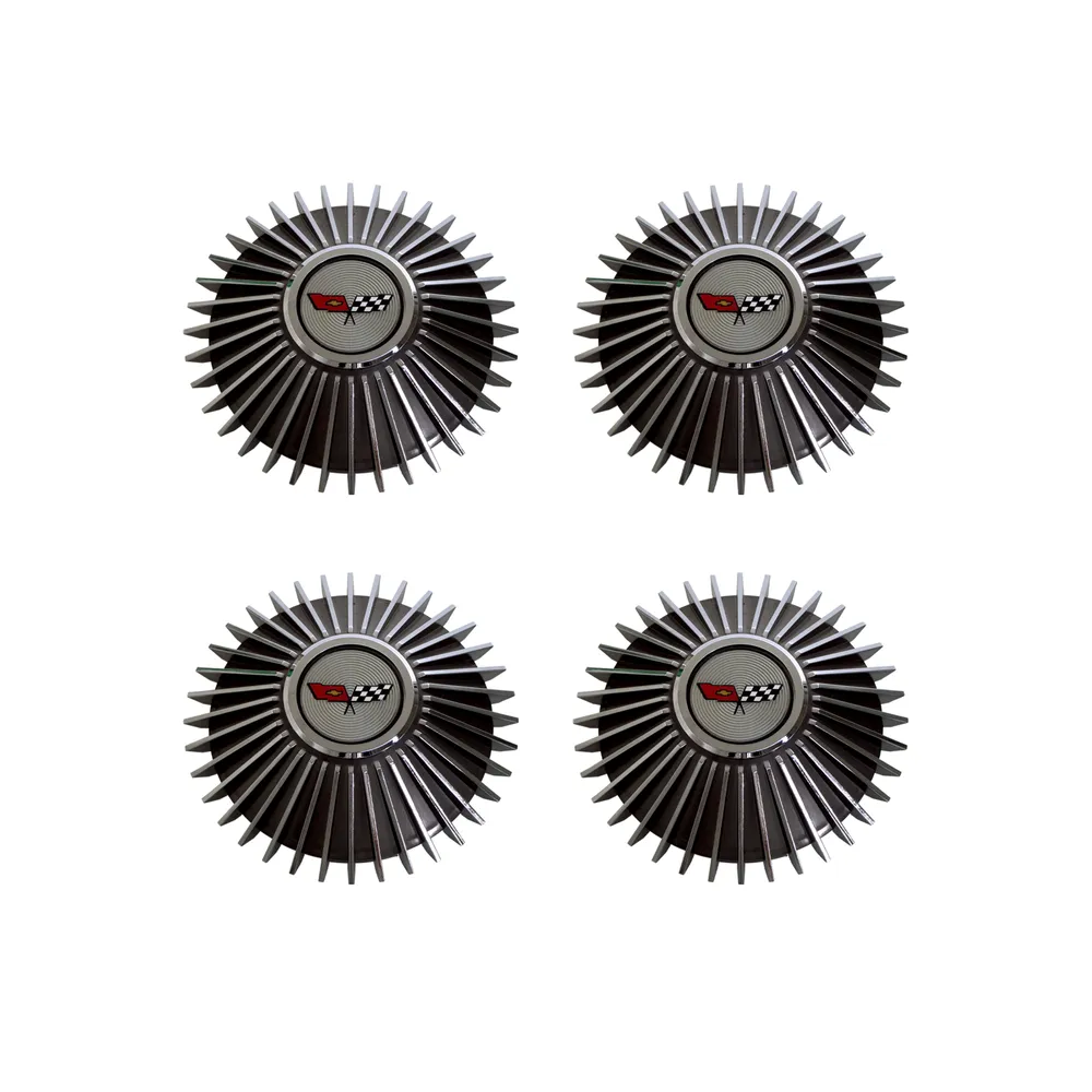 C3 1982 Corvette Collectors Edition Starburst Center Caps - Set of 4