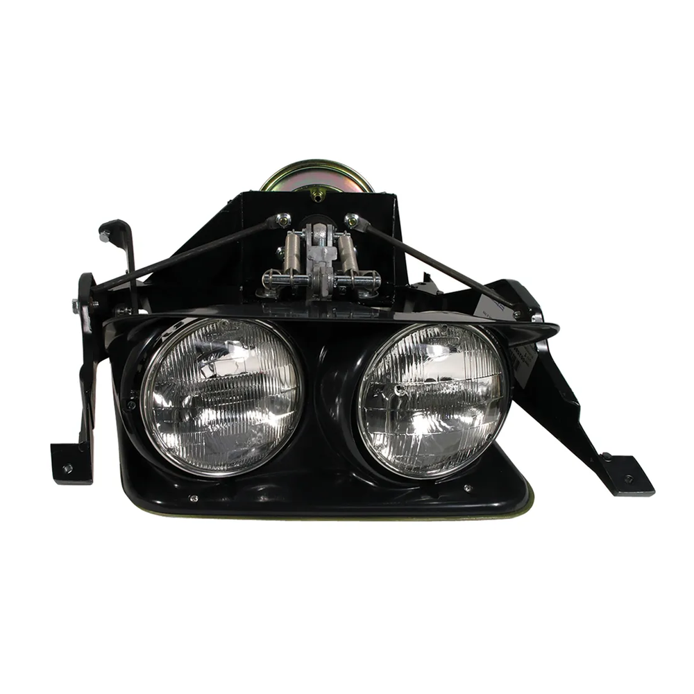 C3 1975-1982 Corvette Complete Headlamp Assemblies W/Door & New Acutators - LH/RH
