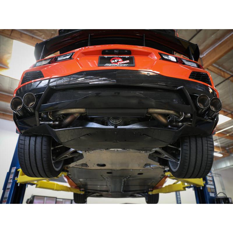 aFe MACH Force-Xp 3in to 2-1/2in 304SS Cat-Back 2020 Chevy Corvette (C8) 6.2L - Polished Tip