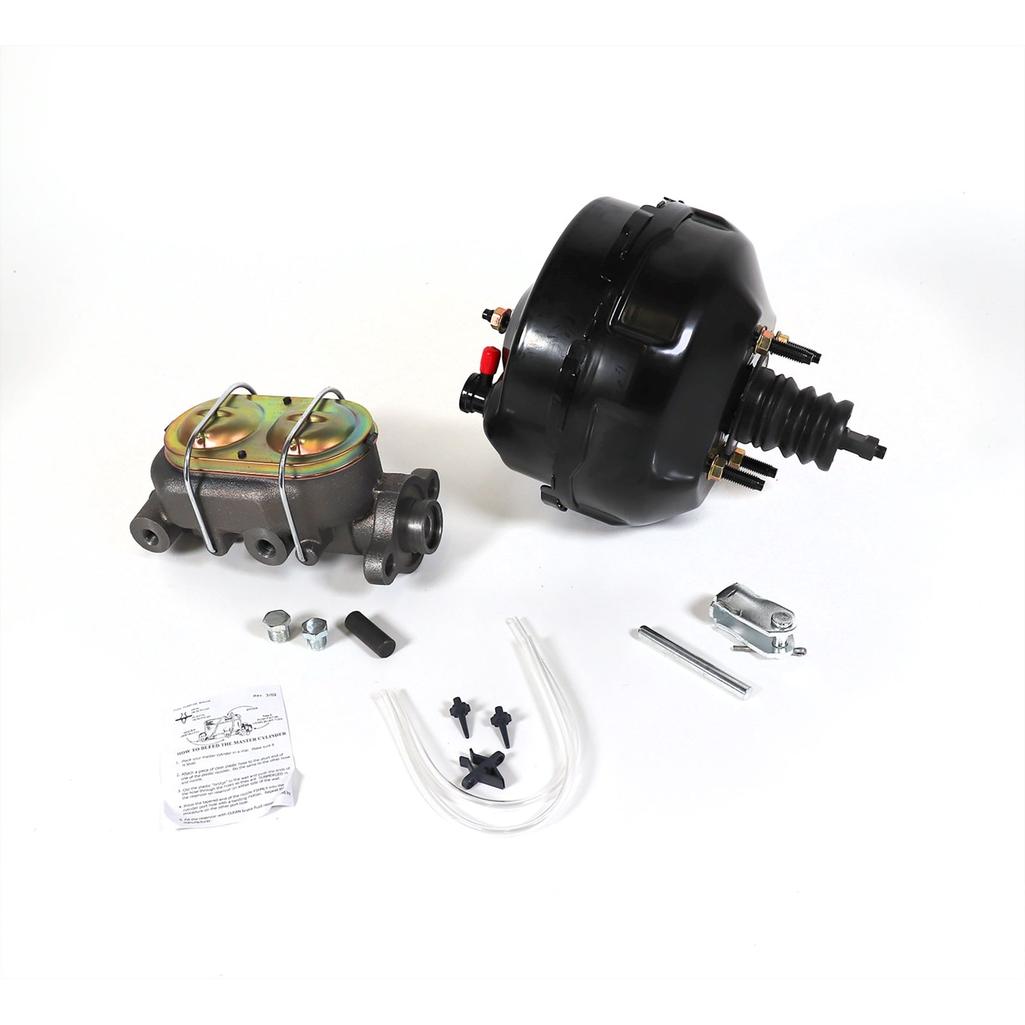 C3 1968-1976 Corvette Master Cylinder & Booster, Replacement - Black