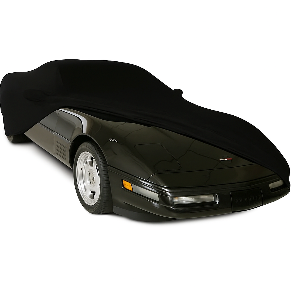 Corvette Ultraguard Stretch Satin Car Cover - Black - Indoor : 1984-1994 C4