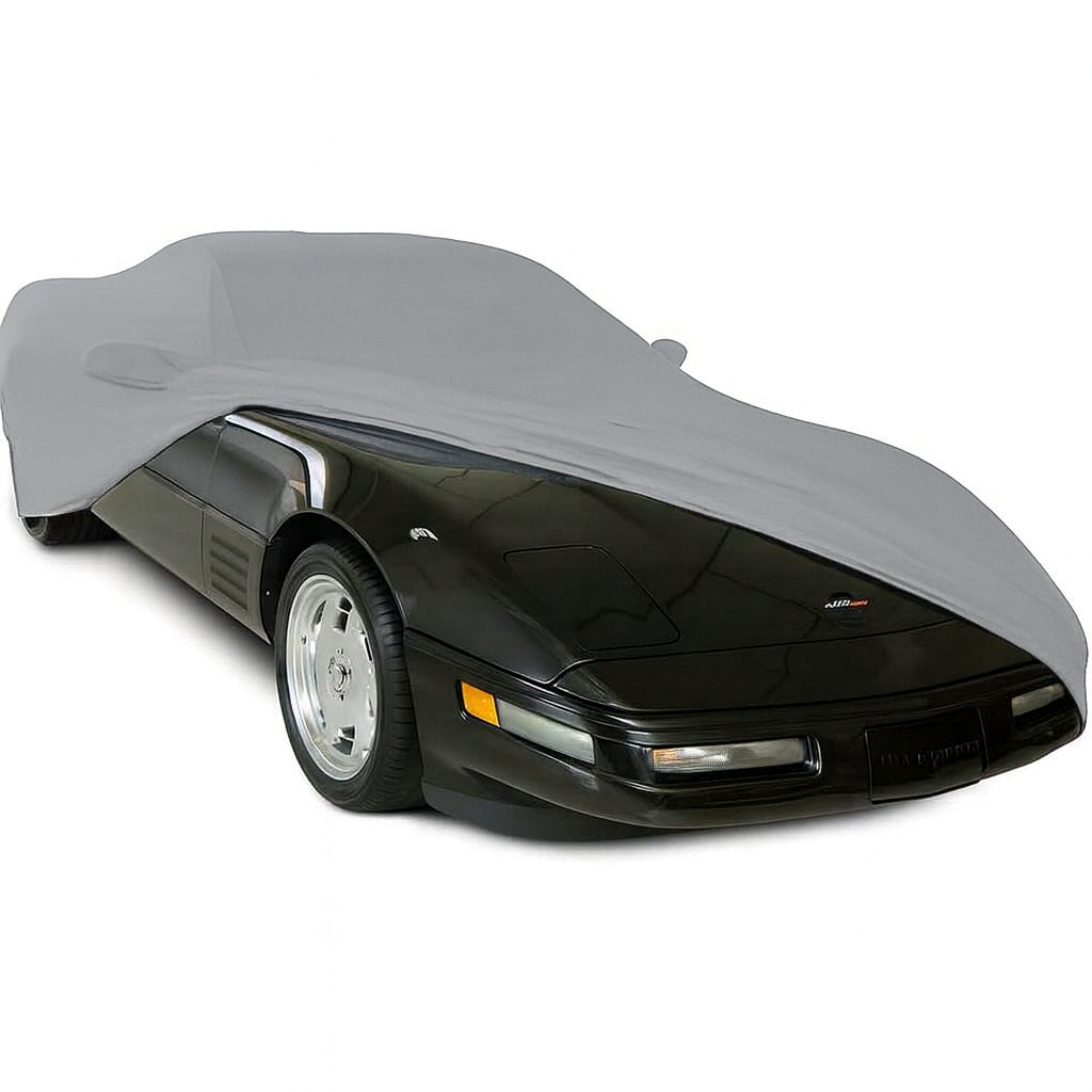 Corvette Ultraguard Stretch Satin Car Cover - Silver - Indoor : 1984-1996 C4