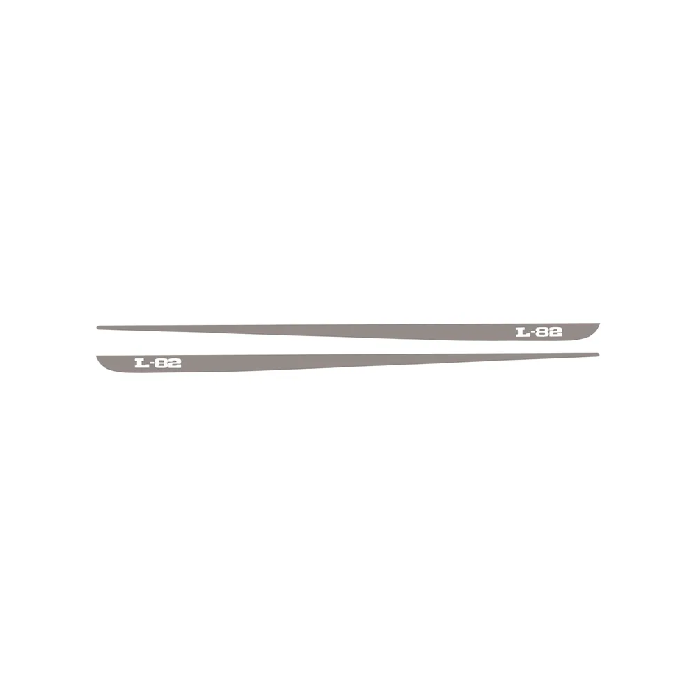 C3 1968-1982 Corvette Hood Stripe Decals - Pair - L-82