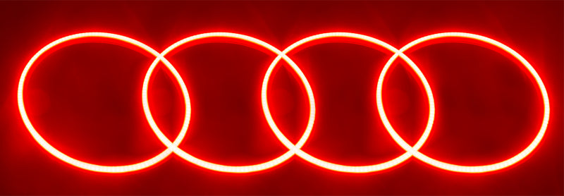 Oracle Lighting Chevy Corvette C6 2005-2013 Red LED Afterburner Halo Kit