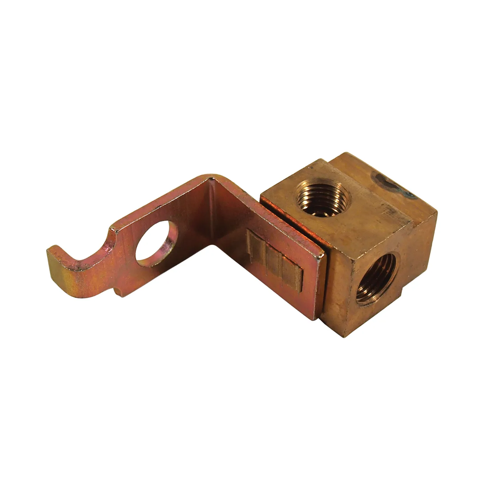 C2 1966 Corvette Brake Line Block - Left Front (W/O Power Brake)