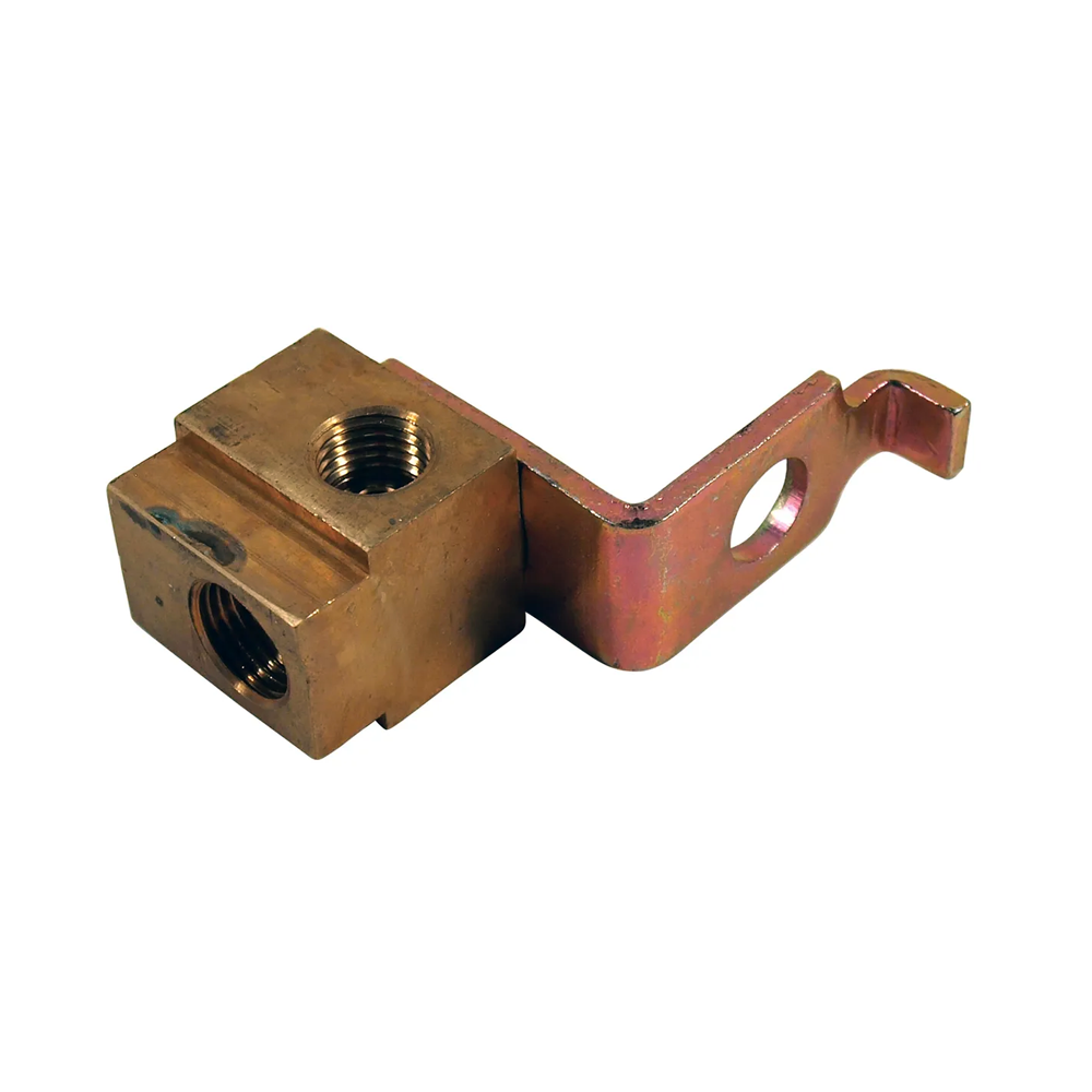 C2 1966 Corvette Brake Line Block - Left Front (W/O Power Brake)
