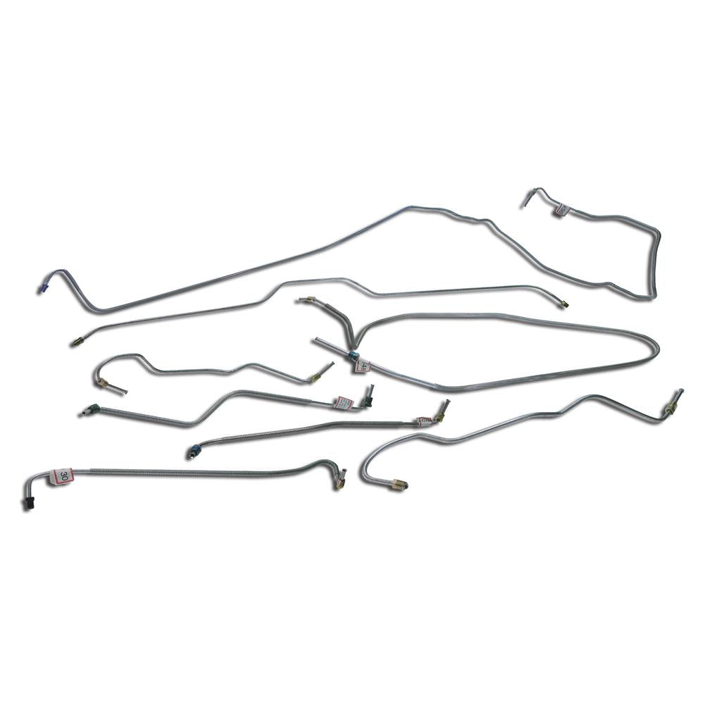 C3 1975-1982 Corvette Brake Line Set, W/Power Brake