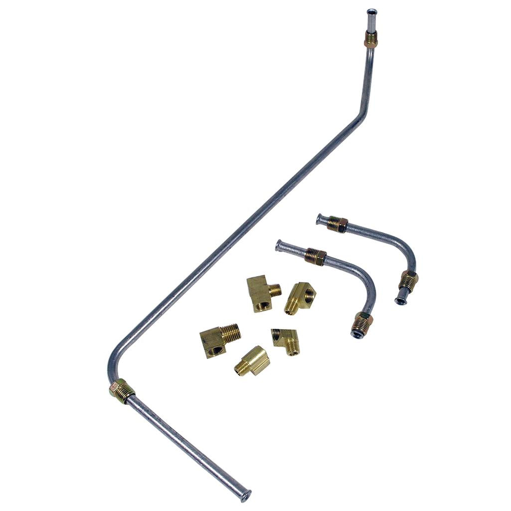 C1 1956-1958 Corvette Gas Line, Pump To Carburetors 2X4