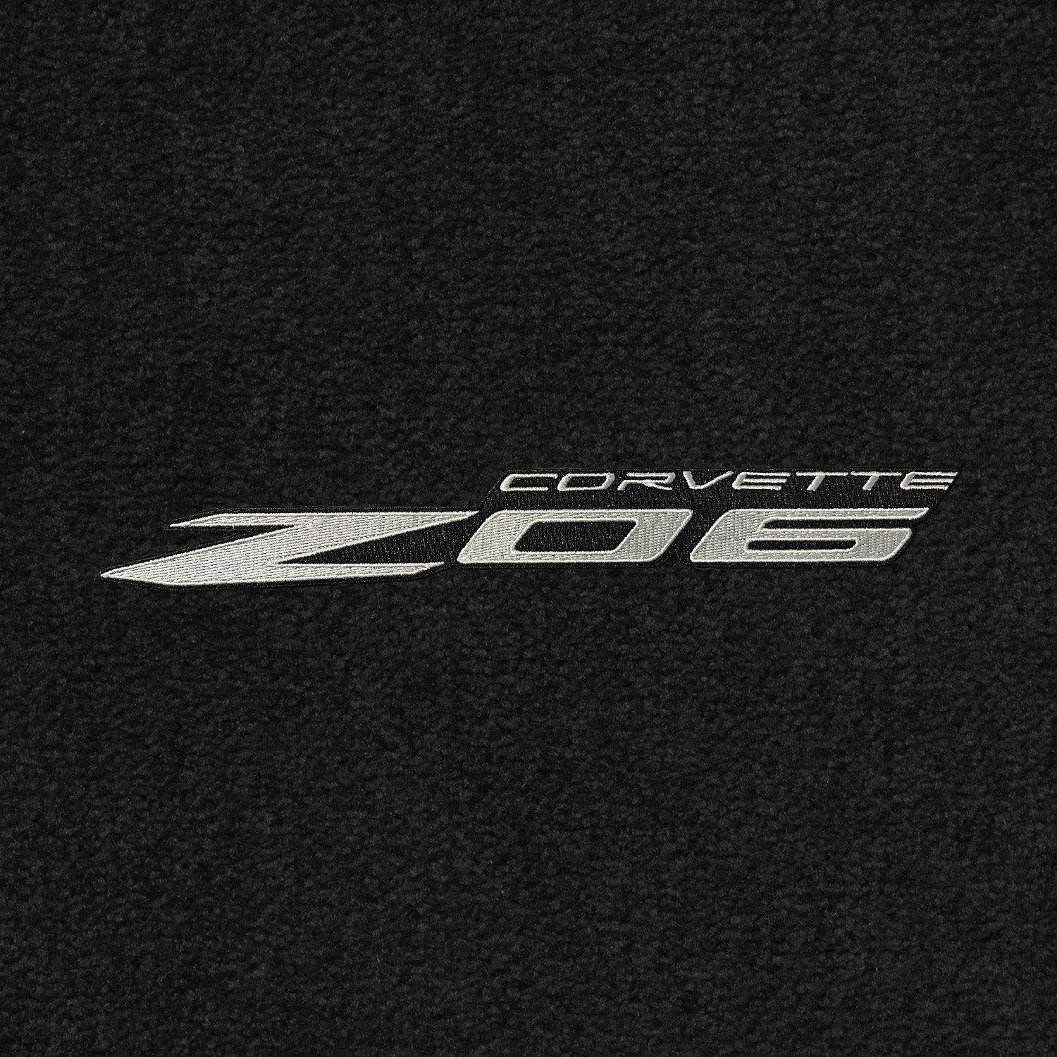 C8/Z06 Corvette Rear Cargo Mat - Lloyds Mats with Corvette & Z06 Logo : Coupe