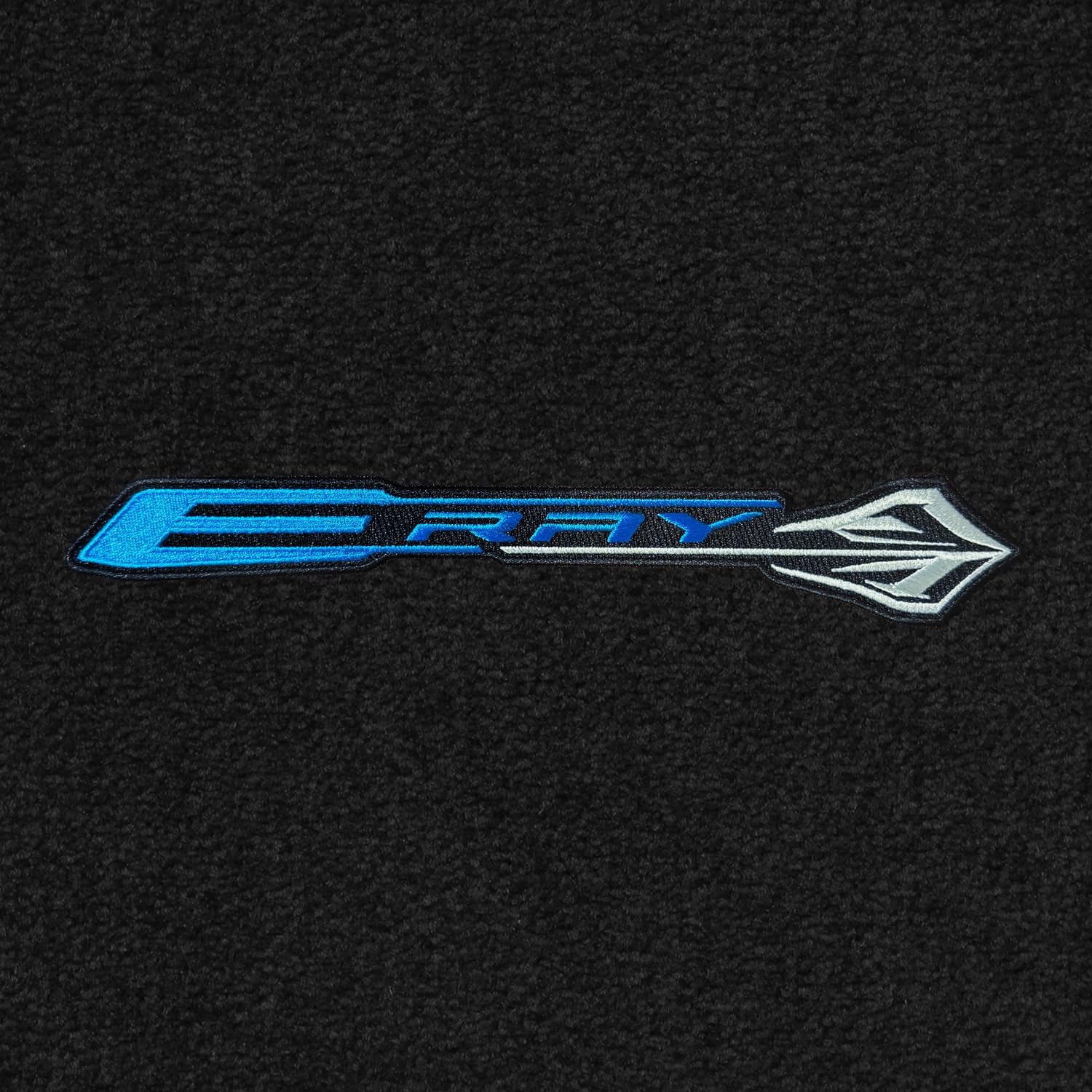 C8 E-Ray Corvette Floor Mats - Lloyds Mats with E-Ray Logo & Stingray Combo