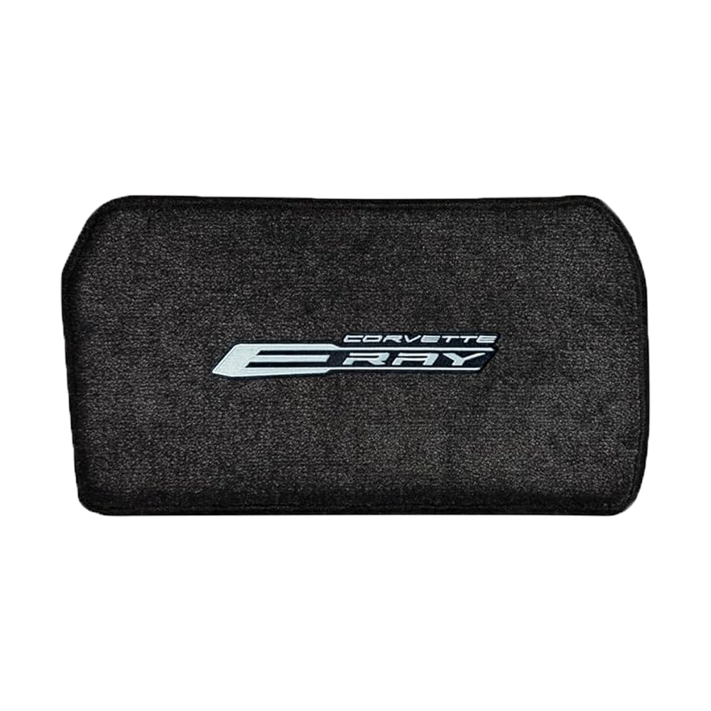 C8 E-Ray Corvette Front Cargo Mat - Lloyds Mats with C8 Script & E-Ray Logo Combo