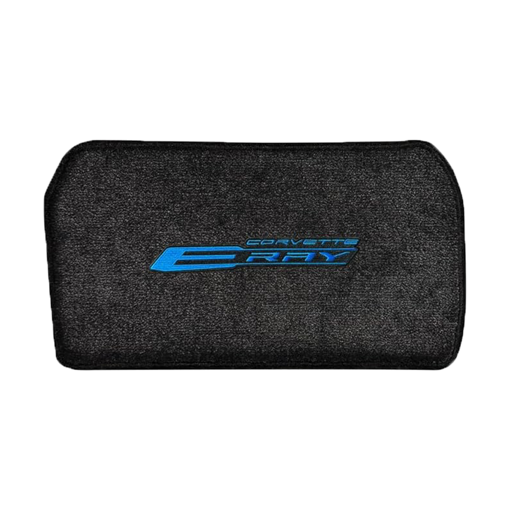 C8 E-Ray Corvette Front Cargo Mat - Lloyds Mats with C8 Script & E-Ray Logo Combo