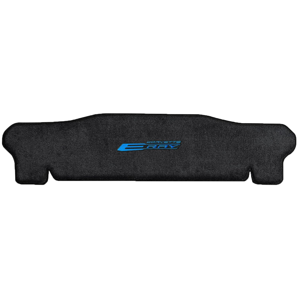 C8 E-Ray Corvette Rear Cargo Mat - Lloyds Mats with C8 Script & E-Ray Logo Combo : Coupe