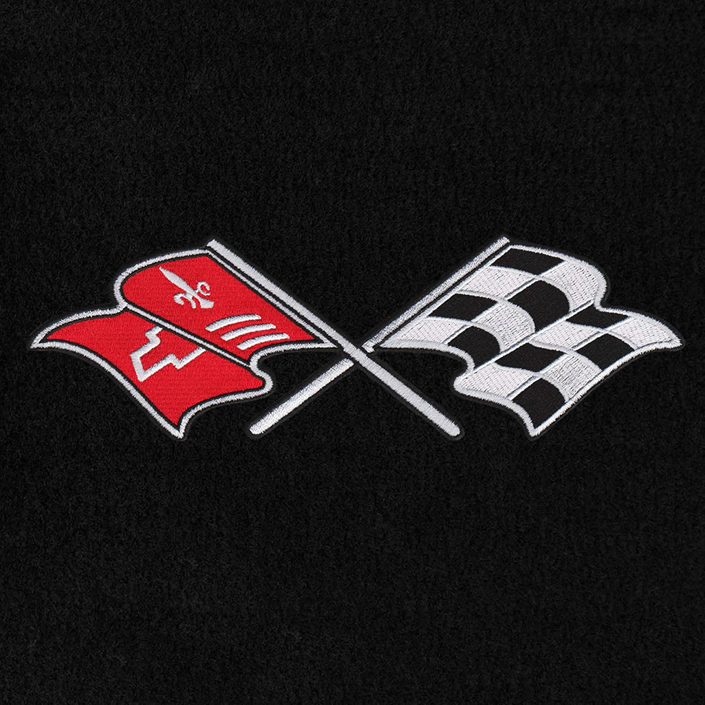 Corvette Lloyds Velourtex Floor Mats - C2 Flags : C2 1963-1967