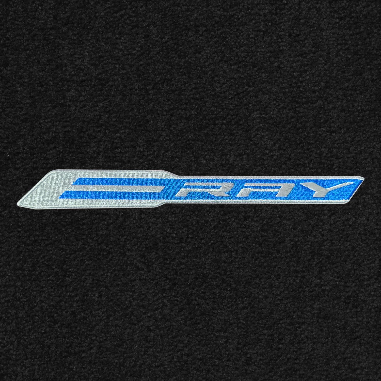 C8 E-Ray Corvette Floor Mats - Lloyds Mats with E-Ray Logo