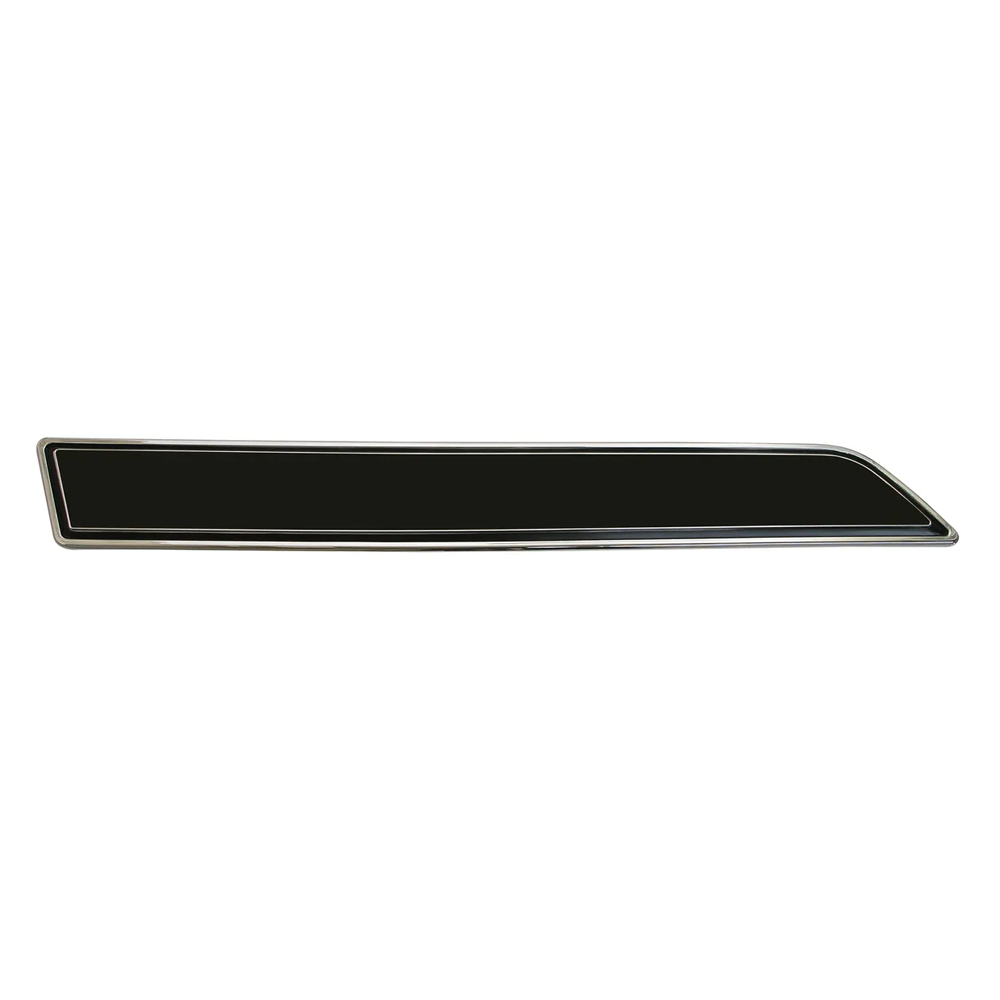 C3 1977 Corvette Door Panel Insert Plate W/Black Insert - Left Hand