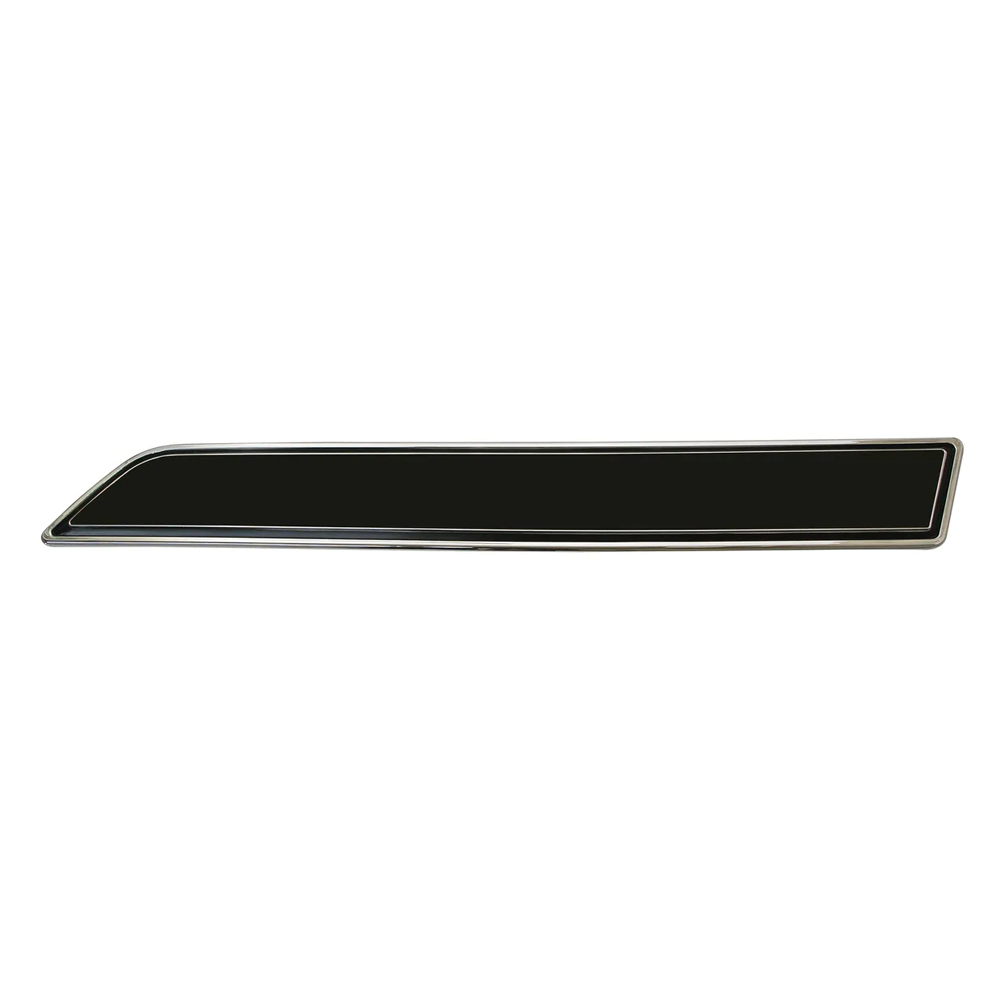 C3 1977 Corvette Door Panel Insert Plate W/Black Insert - Right Hand
