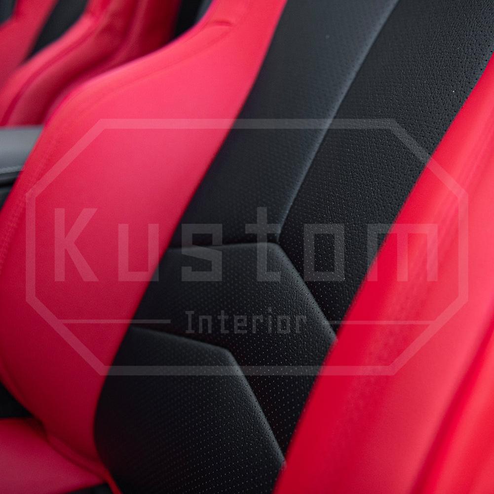Corvette Custom Leather Seat Covers - GT1 Standard Seats : 2020-2026 C8 Stingray, Z51, Z06