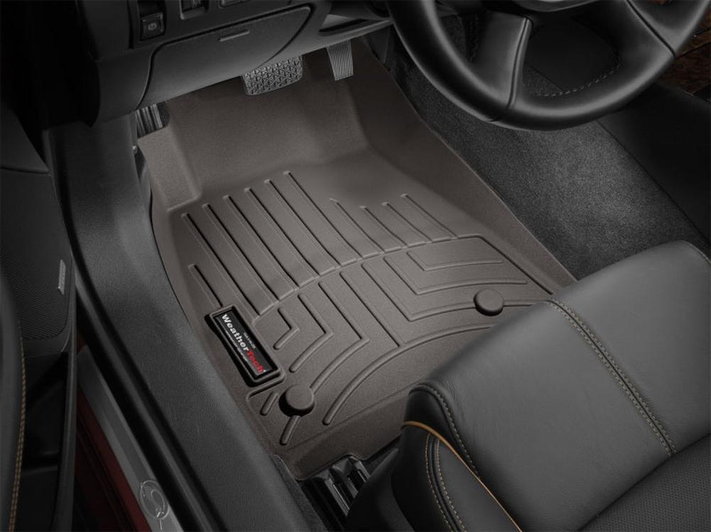 WeatherTech DigitalFit Front FloorLiner for Chevrolet Corvette 2014-2018 in Cocoa