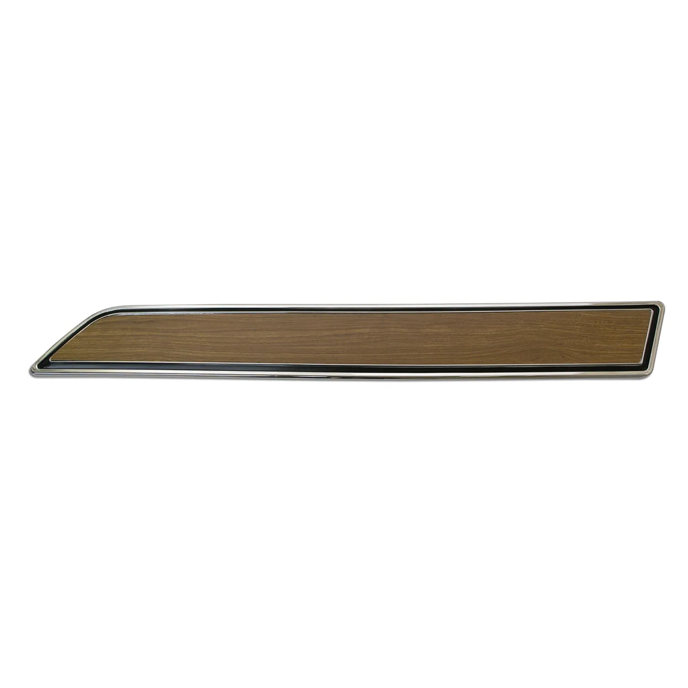 C3 1976 Corvette Door Panel Insert Plate W/Teak Insert - Right Hand