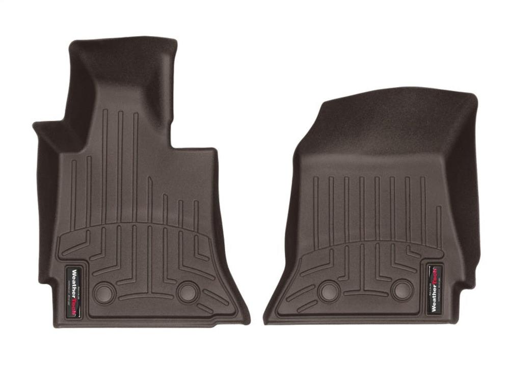 WeatherTech DigitalFit Front FloorLiner for Chevrolet Corvette 2014-2018 in Cocoa