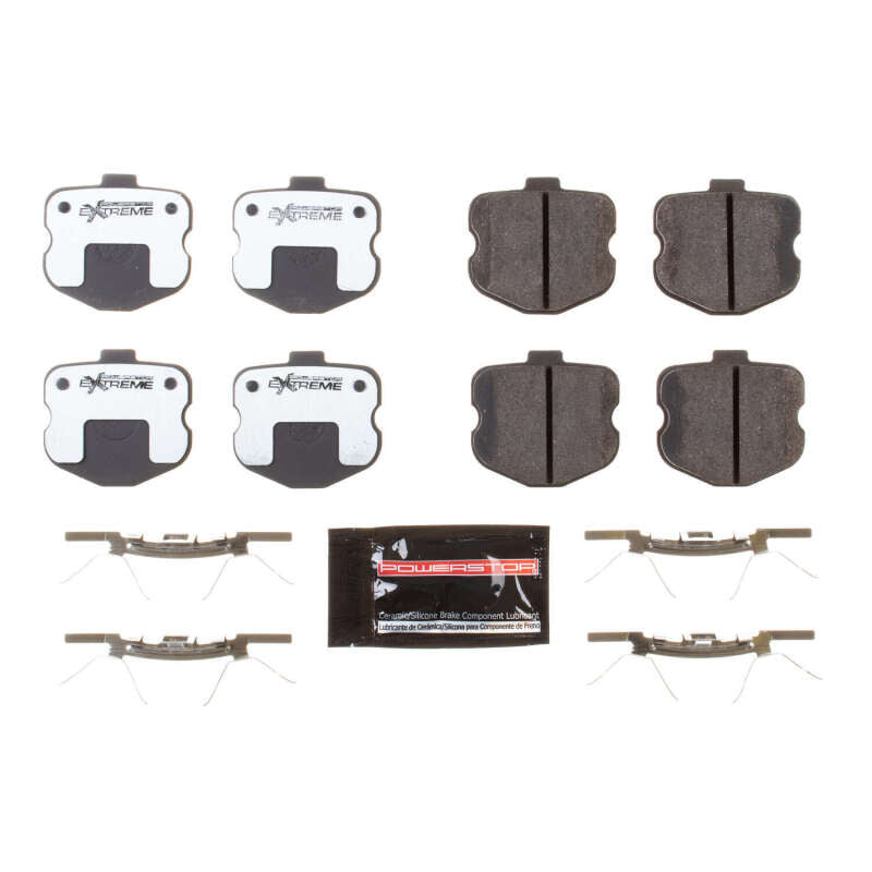 Corvette C6 Power Stop Rear Z26 Extreme Street Brake Pads w/Hardware 2006-2013