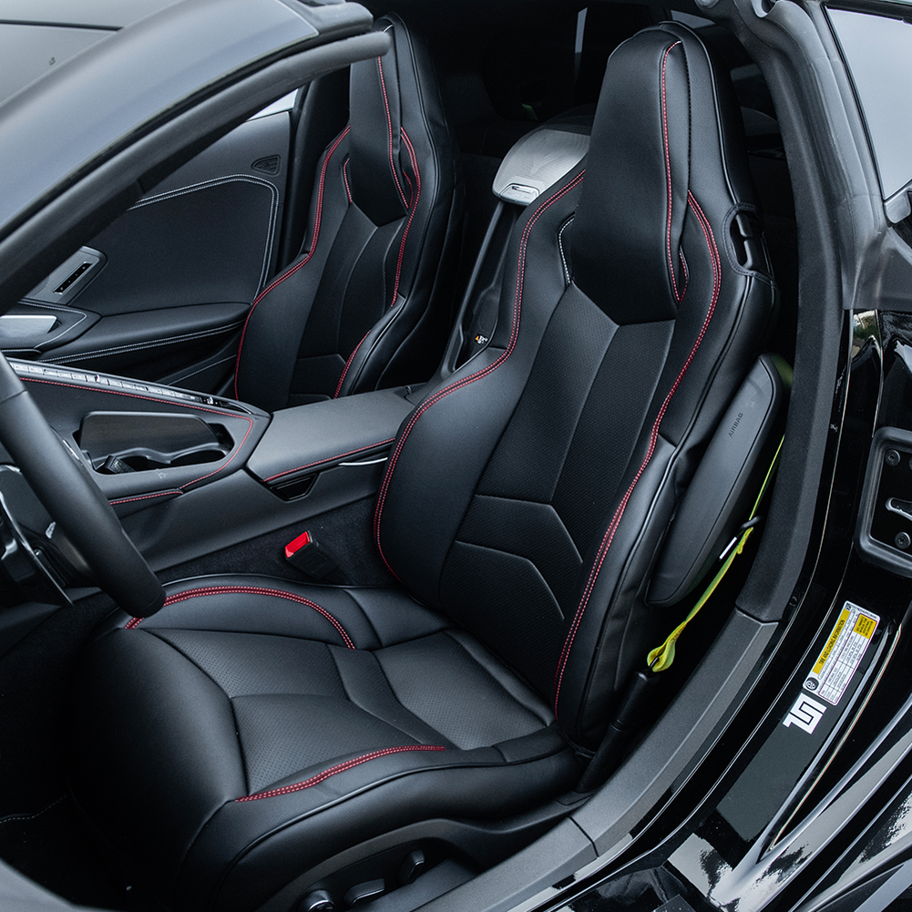 Corvette Custom Leather Seat Covers - GT1 Standard Seats : 2020-2026 C8 Stingray, Z51, Z06