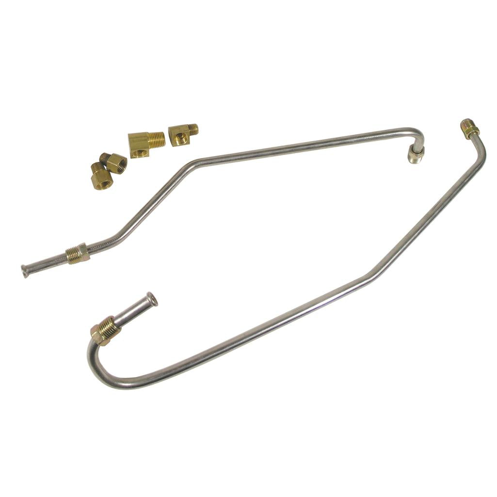 C1 1957-1958 Corvette Stainless Steel Gas Line, Pump To Fuel Injection Unit On Intake