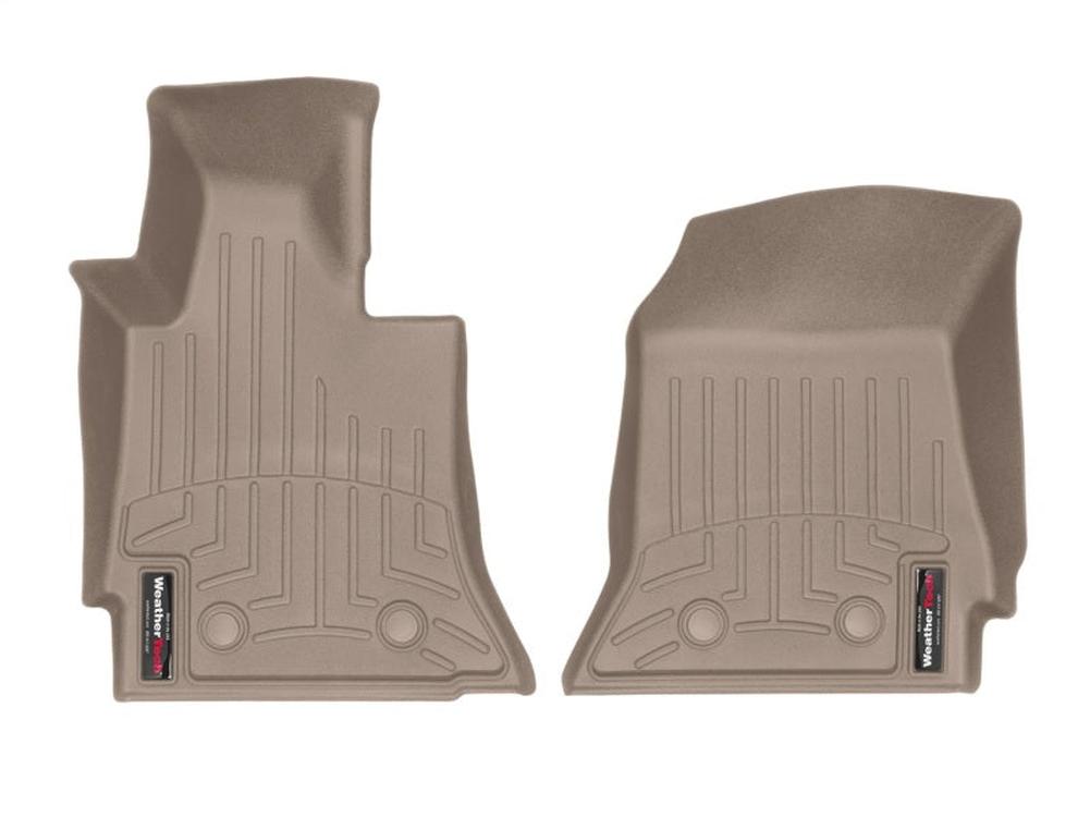 WeatherTech DigitalFit FloorLiner for Chevrolet Corvette Front Passenger Side in Tan, Part #455891