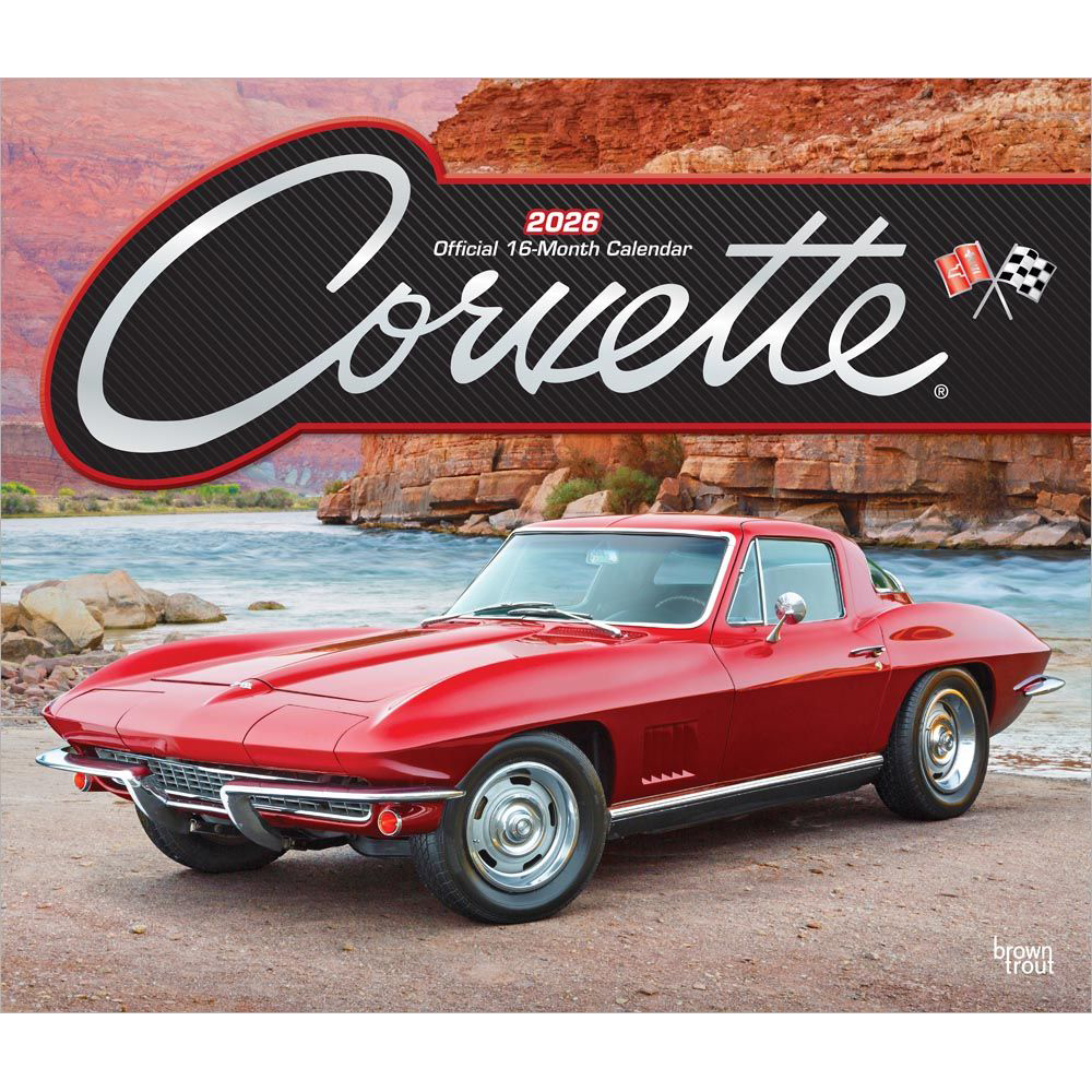 Corvette 2026 16 Month Calendar 14