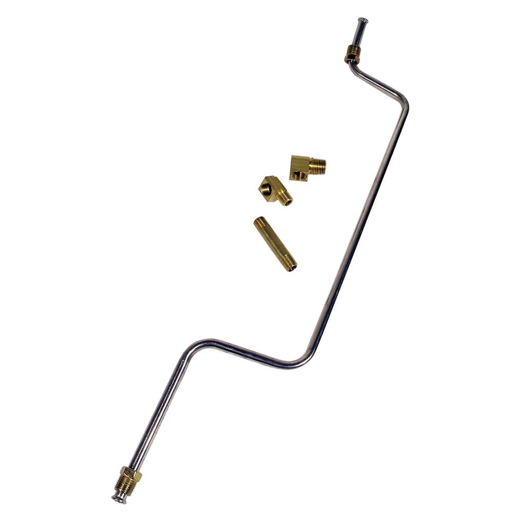 C1 1962 Corvette Gas Line, Stainless Steel - Pump To Carburetor 300hp & 340hp