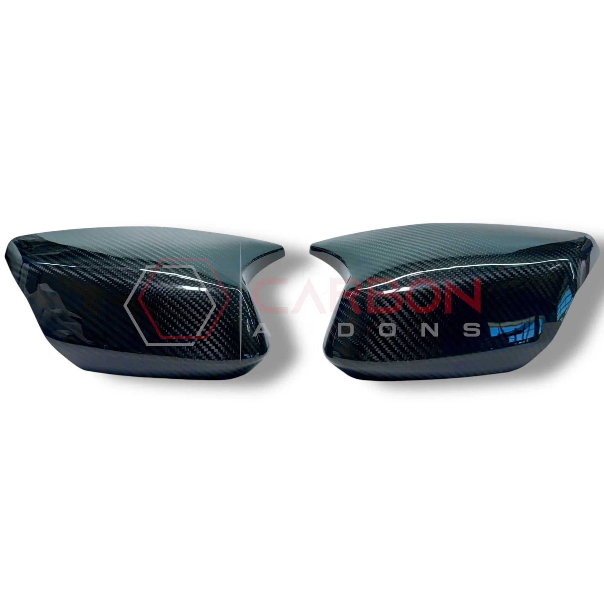 C8 Corvette Carbon Fiber M-Style Side View Mirror Cap Covers