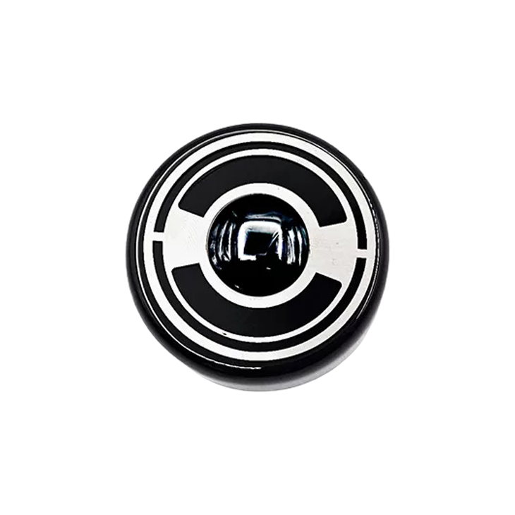 Corvette Clutch Fluid Cap Executive Series Black/Brushed Top : 2014-2019 C7 Manual Transmission