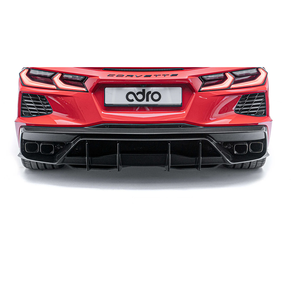 C8 Corvette Rear Diffuser - Prepreg Carbon Fiber : 2020-2026 Stingray, Z51