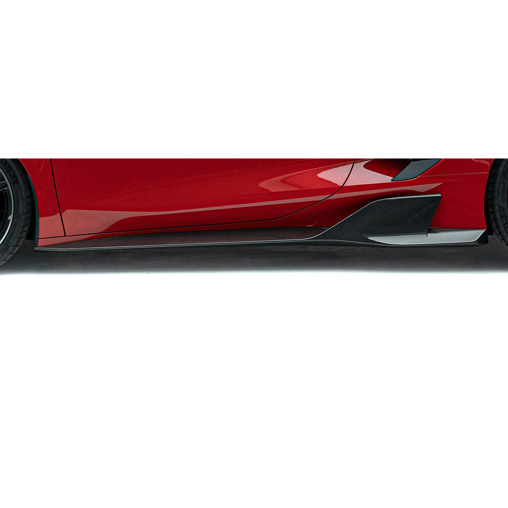 C8 Corvette Side Skirts - Prepreg Carbon Fiber : 2020-2026 Stingray, Z51