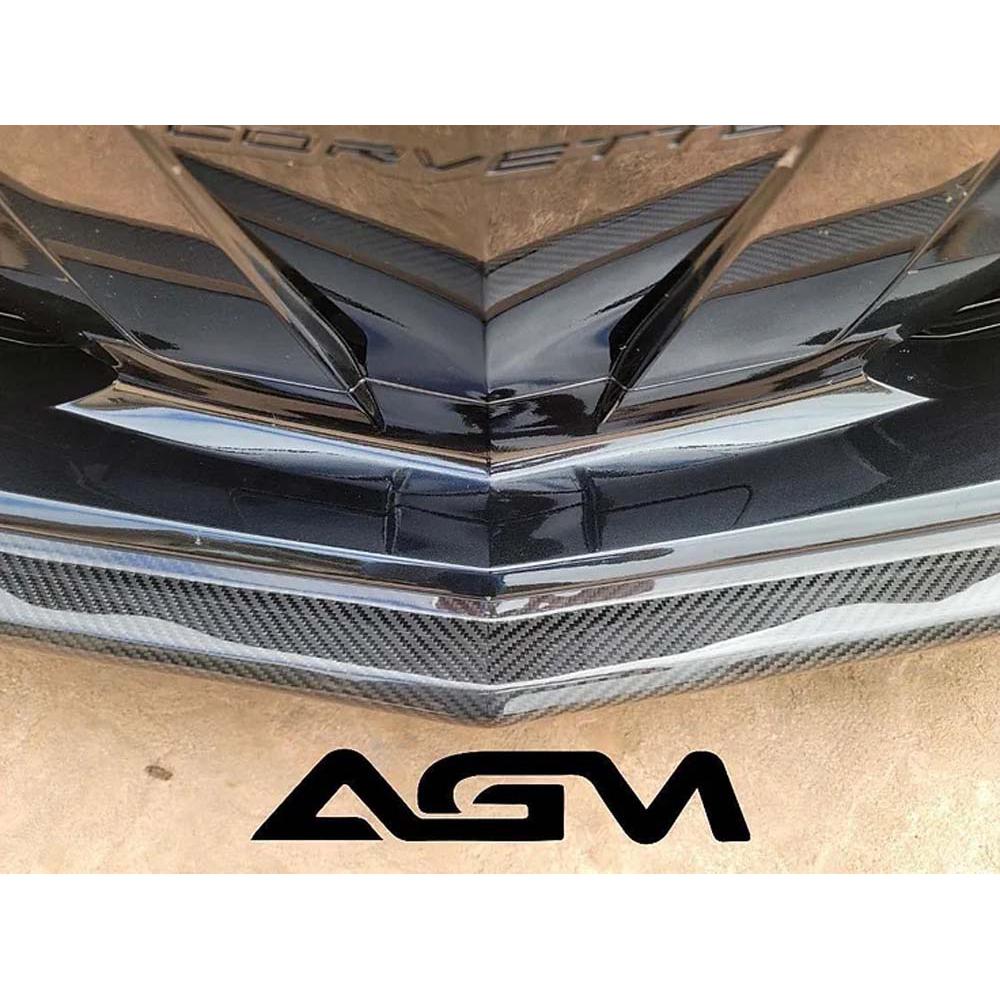 C8 Corvette AGM Corvette Visible Carbon Fiber ULTRA Front Splitter