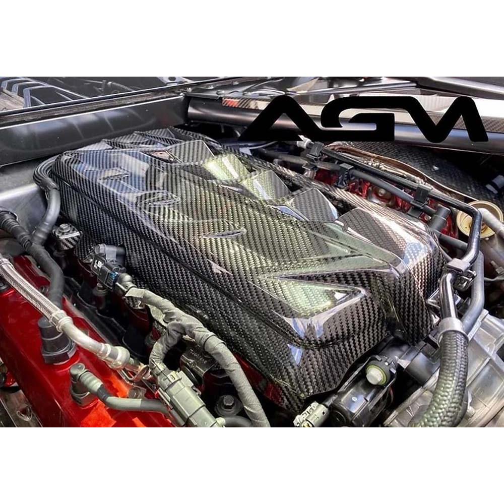 C8 Corvette AGM Carbon Fiber LT2 Engine Cover